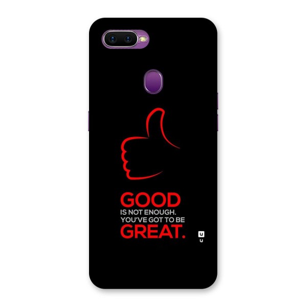 Good Great Back Case for Oppo F9