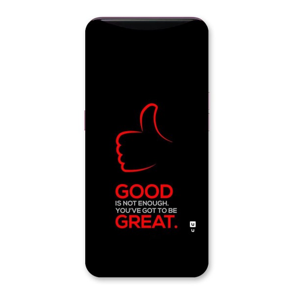 Good Great Back Case for Oppo Find X