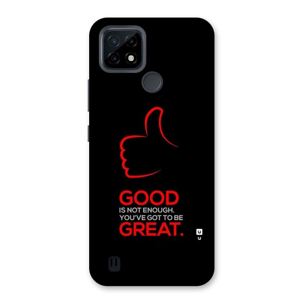 Good Great Back Case for Realme C21
