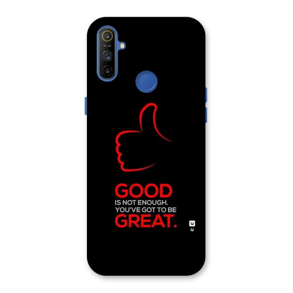 Good Great Back Case for Realme Narzo 10A