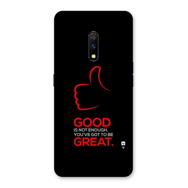 Good Great Back Case for Realme X