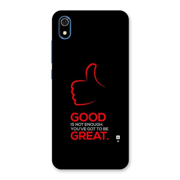 Good Great Back Case for Redmi 7A