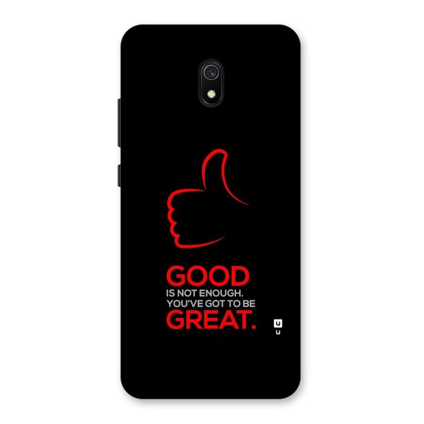 Good Great Back Case for Redmi 8A