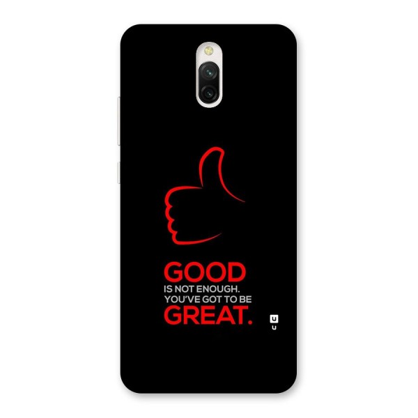 Good Great Back Case for Redmi 8A Dual