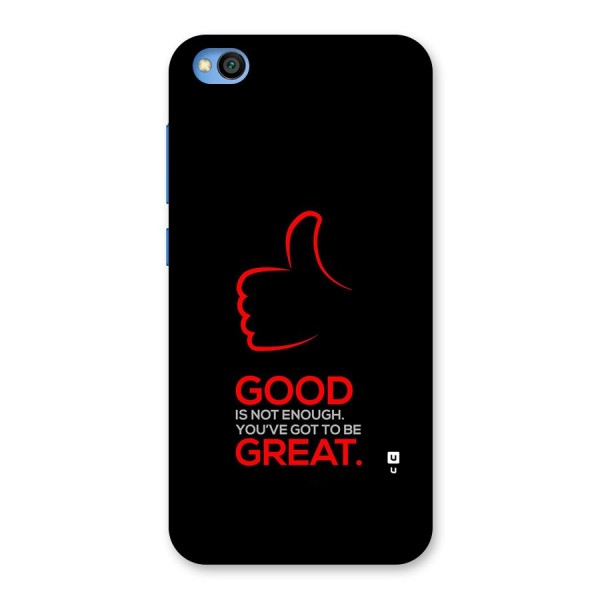Good Great Back Case for Redmi Go