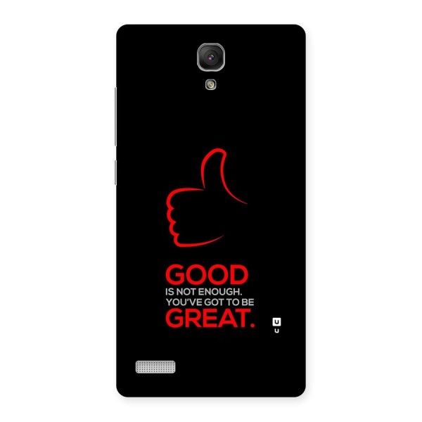 Good Great Back Case for Redmi Note