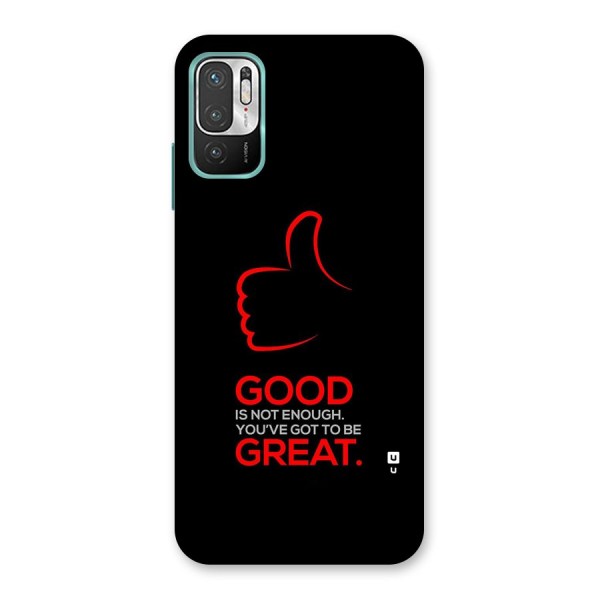 Good Great Back Case for Redmi Note 10T 5G