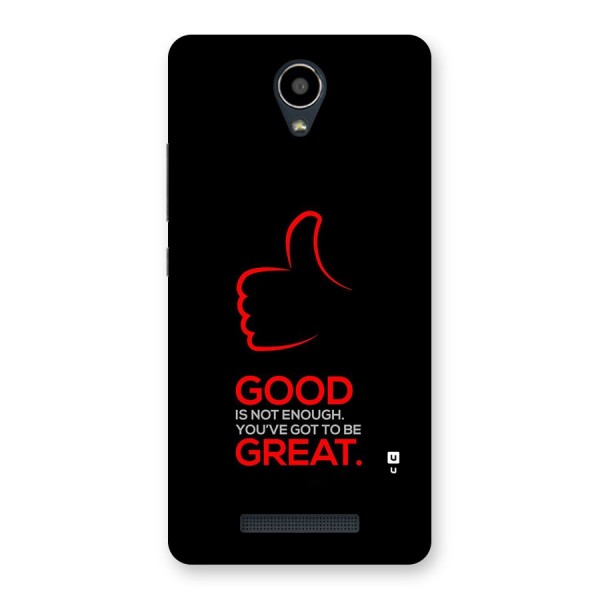 Good Great Back Case for Redmi Note 2