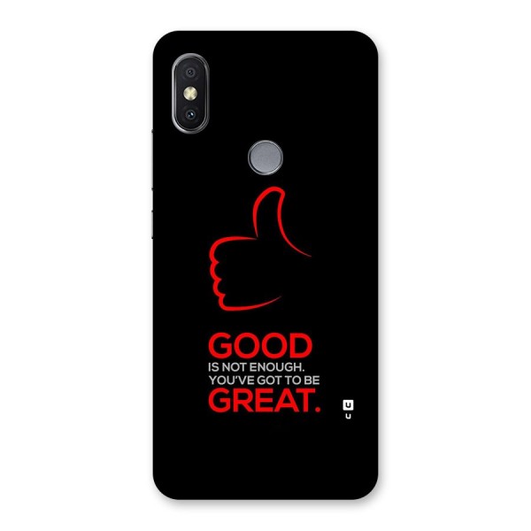 Good Great Back Case for Redmi Y2