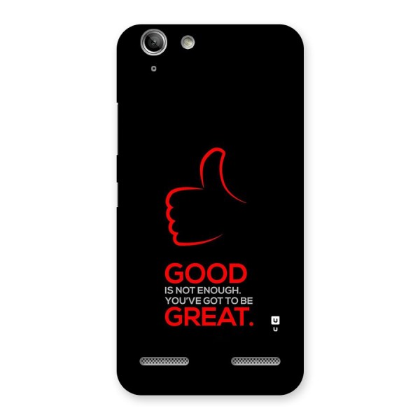 Good Great Back Case for Vibe K5 Plus