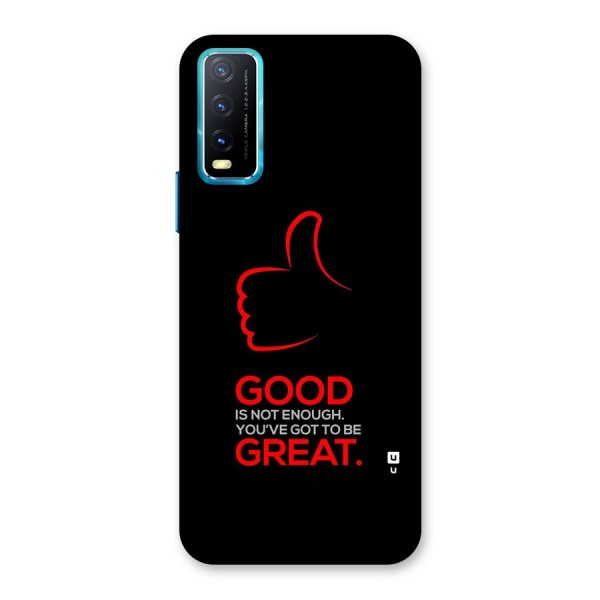 Good Great Back Case for Vivo Y12s