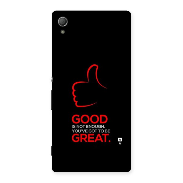Good Great Back Case for Xperia Z3 Plus