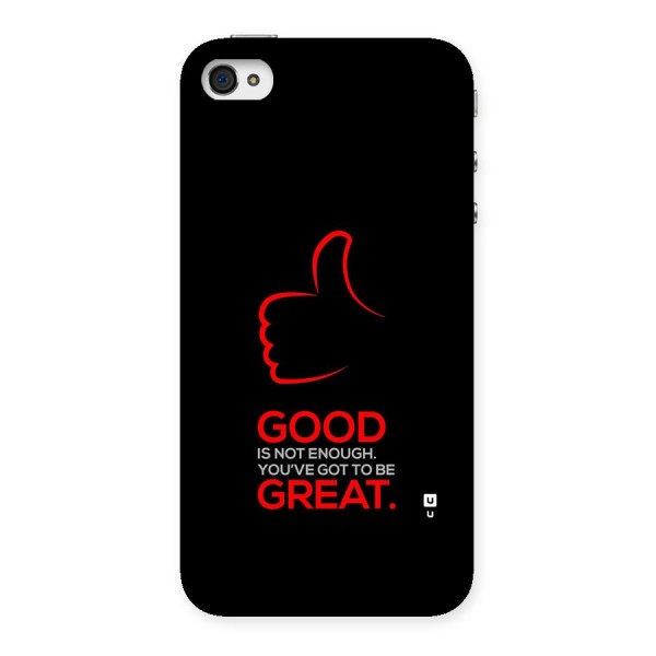 Good Great Back Case for iPhone 4 4s