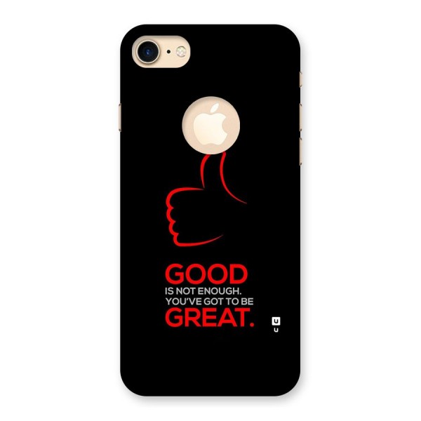 Good Great Back Case for iPhone 7 Logo Cut