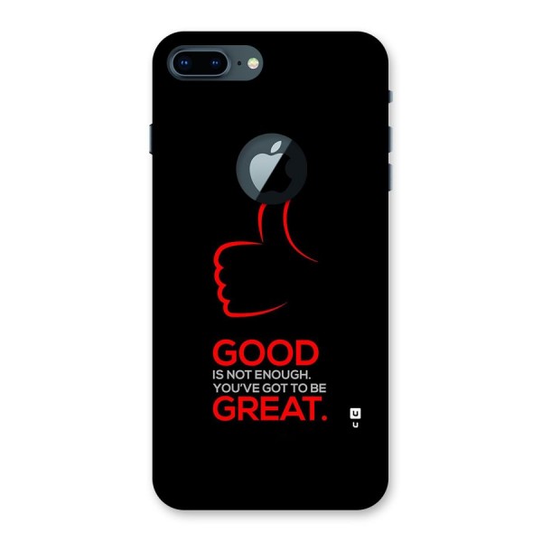 Good Great Back Case for iPhone 7 Plus Logo Cut