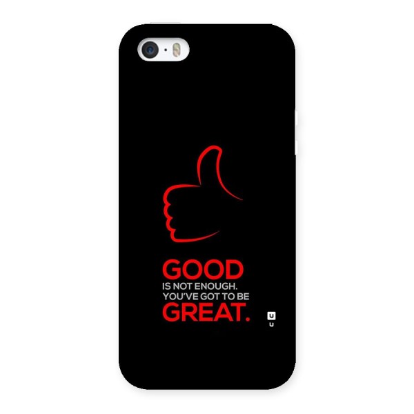 Good Great Back Case for iPhone SE 2016