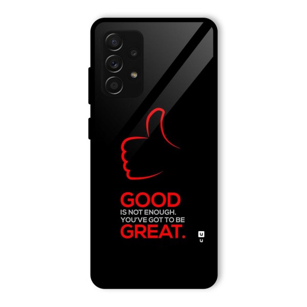 Good Great Glass Back Case for Galaxy A53 5G