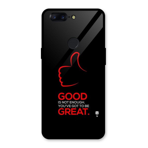 Good Great Glass Back Case for OnePlus 5T