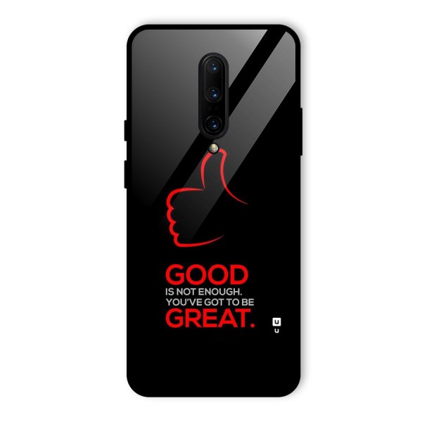 Good Great Glass Back Case for OnePlus 7 Pro