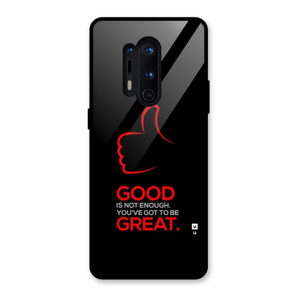 Good Great Glass Back Case for OnePlus 8 Pro