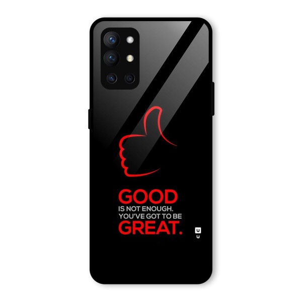 Good Great Glass Back Case for OnePlus 9R