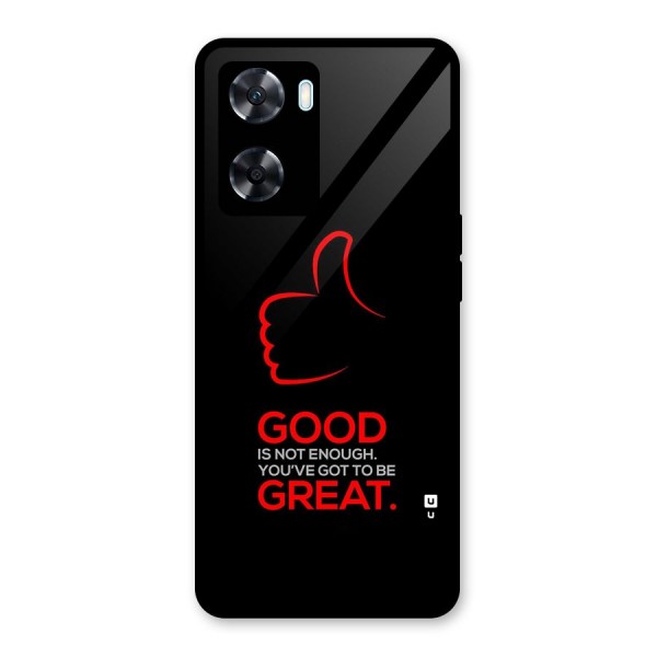 Good Great Glass Back Case for Oppo A77