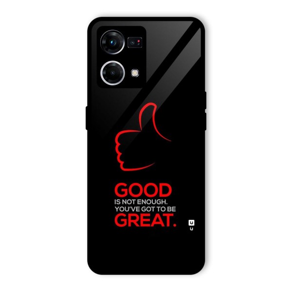 Good Great Glass Back Case for Oppo F21 Pro 4G