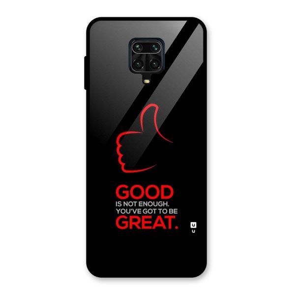Good Great Glass Back Case for Poco M2 Pro