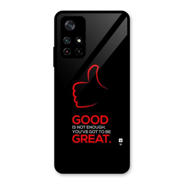 Good Great Glass Back Case for Poco M4 Pro 5G