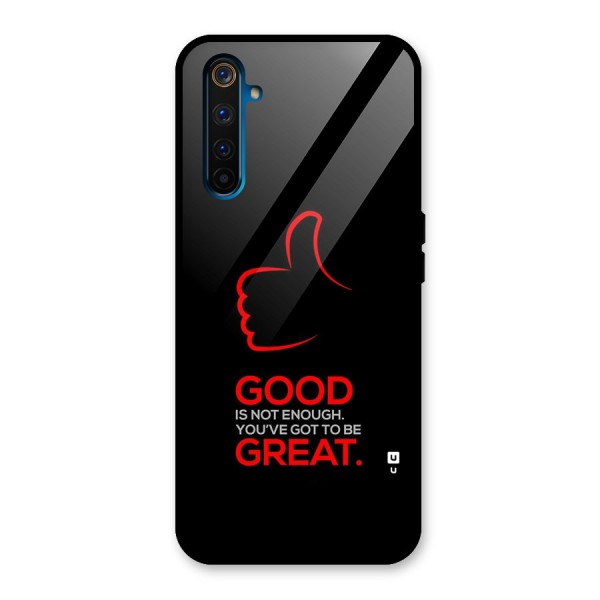Good Great Glass Back Case for Realme 6 Pro