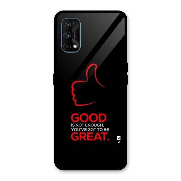 Good Great Glass Back Case for Realme 7 Pro