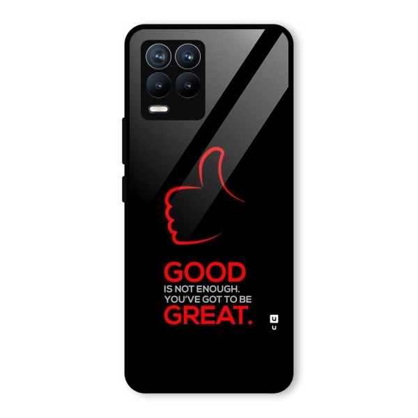 Good Great Glass Back Case for Realme 8