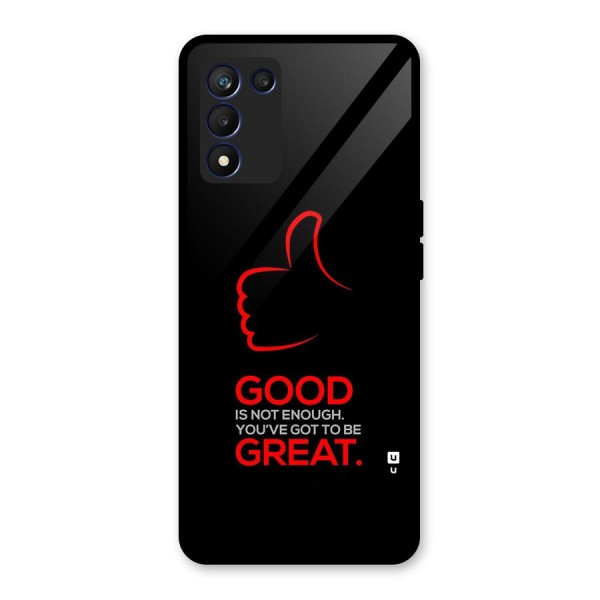 Good Great Glass Back Case for Realme 9 5G Speed