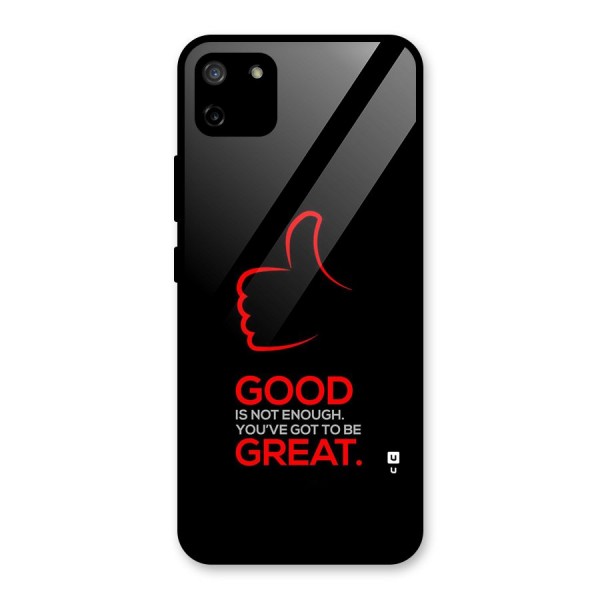 Good Great Glass Back Case for Realme C11