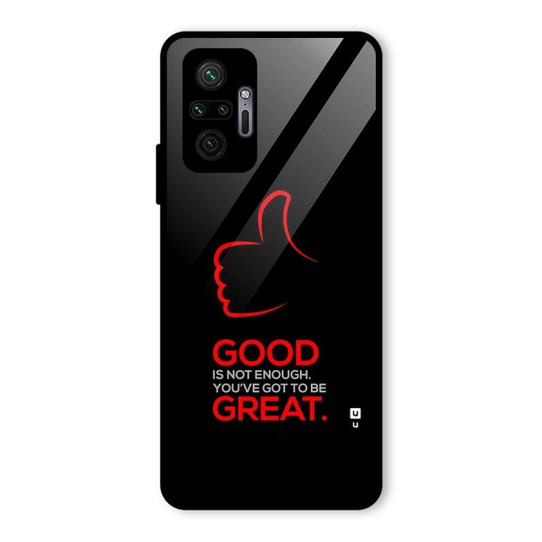 Good Great Glass Back Case for Redmi Note 10 Pro Max