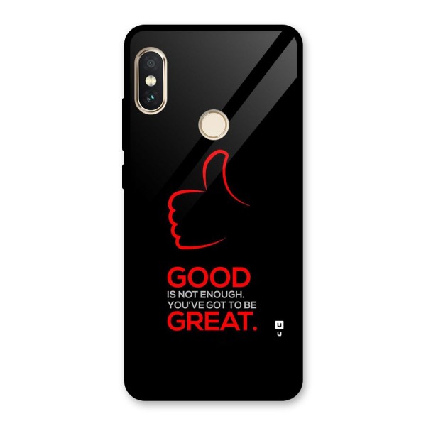 Good Great Glass Back Case for Redmi Note 5 Pro