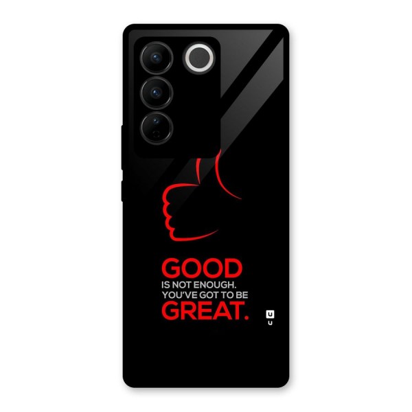 Good Great Glass Back Case for Vivo V27