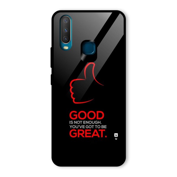 Good Great Glass Back Case for Vivo Y15