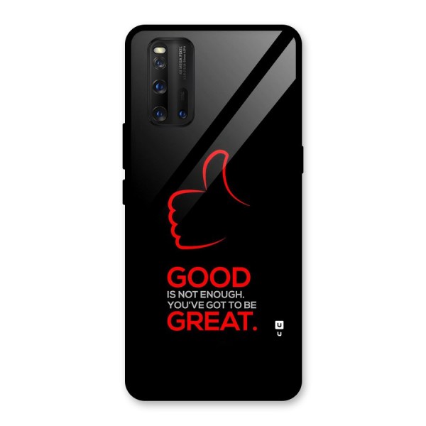 Good Great Glass Back Case for Vivo iQOO 3