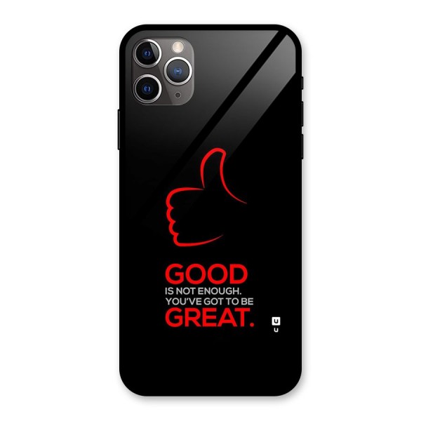 Good Great Glass Back Case for iPhone 11 Pro Max