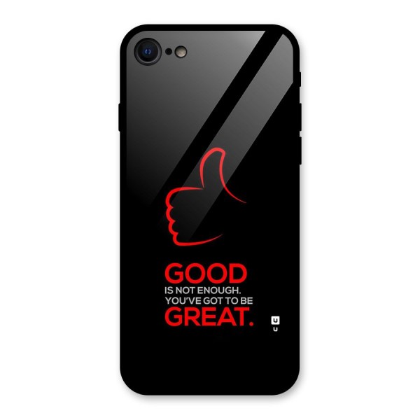 Good Great Glass Back Case for iPhone 8