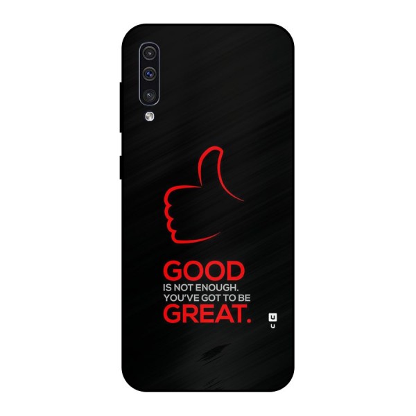 Good Great Metal Back Case for Galaxy A30s