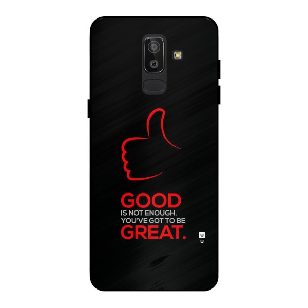 Good Great Metal Back Case for Galaxy J8