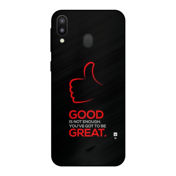 Good Great Metal Back Case for Galaxy M20