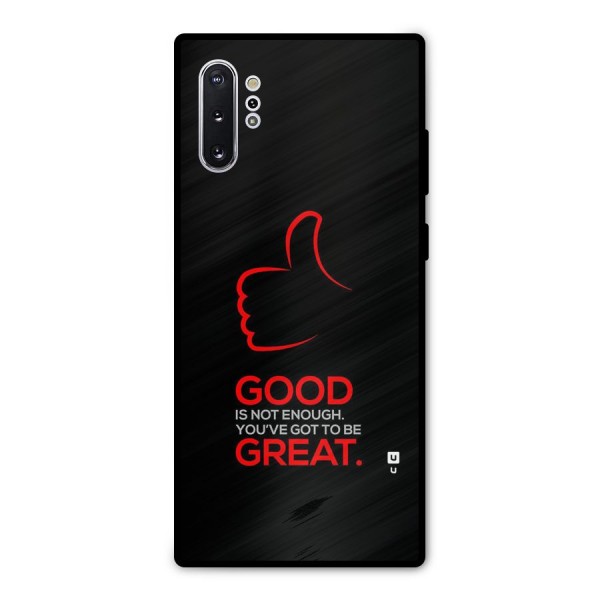 Good Great Metal Back Case for Galaxy Note 10 Plus