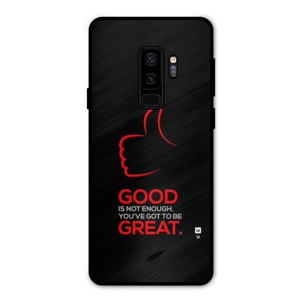 Good Great Metal Back Case for Galaxy S9 Plus