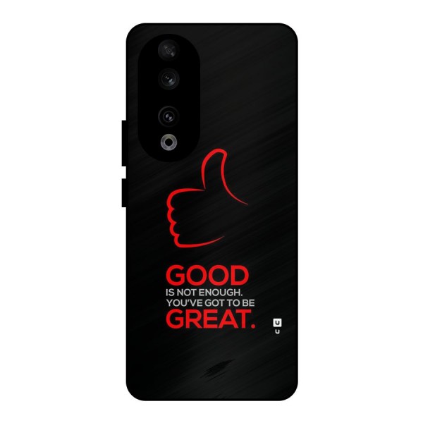 Good Great Metal Back Case for Honor 90