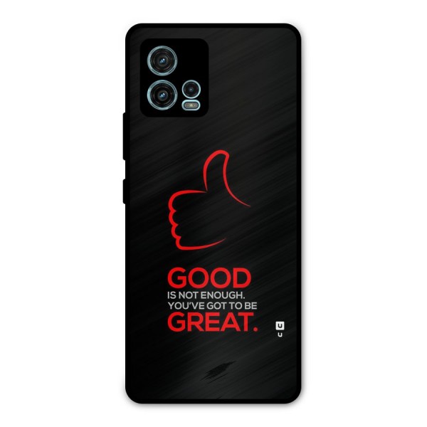 Good Great Metal Back Case for Moto G72