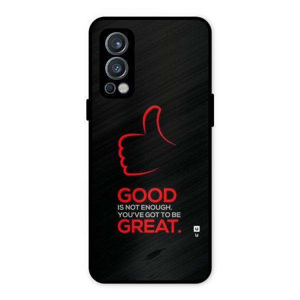 Good Great Metal Back Case for OnePlus Nord 2 5G
