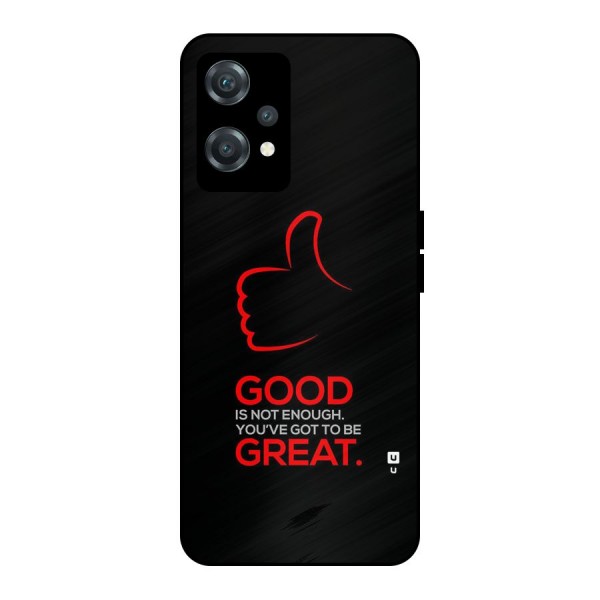 Good Great Metal Back Case for OnePlus Nord CE 2 Lite 5G